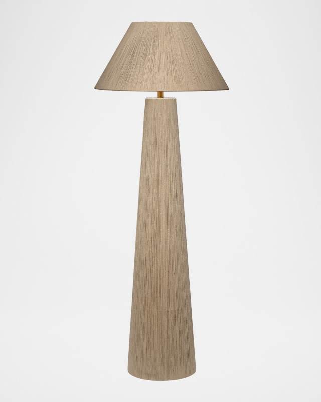 Tension Jute Floor Lamp, 61"